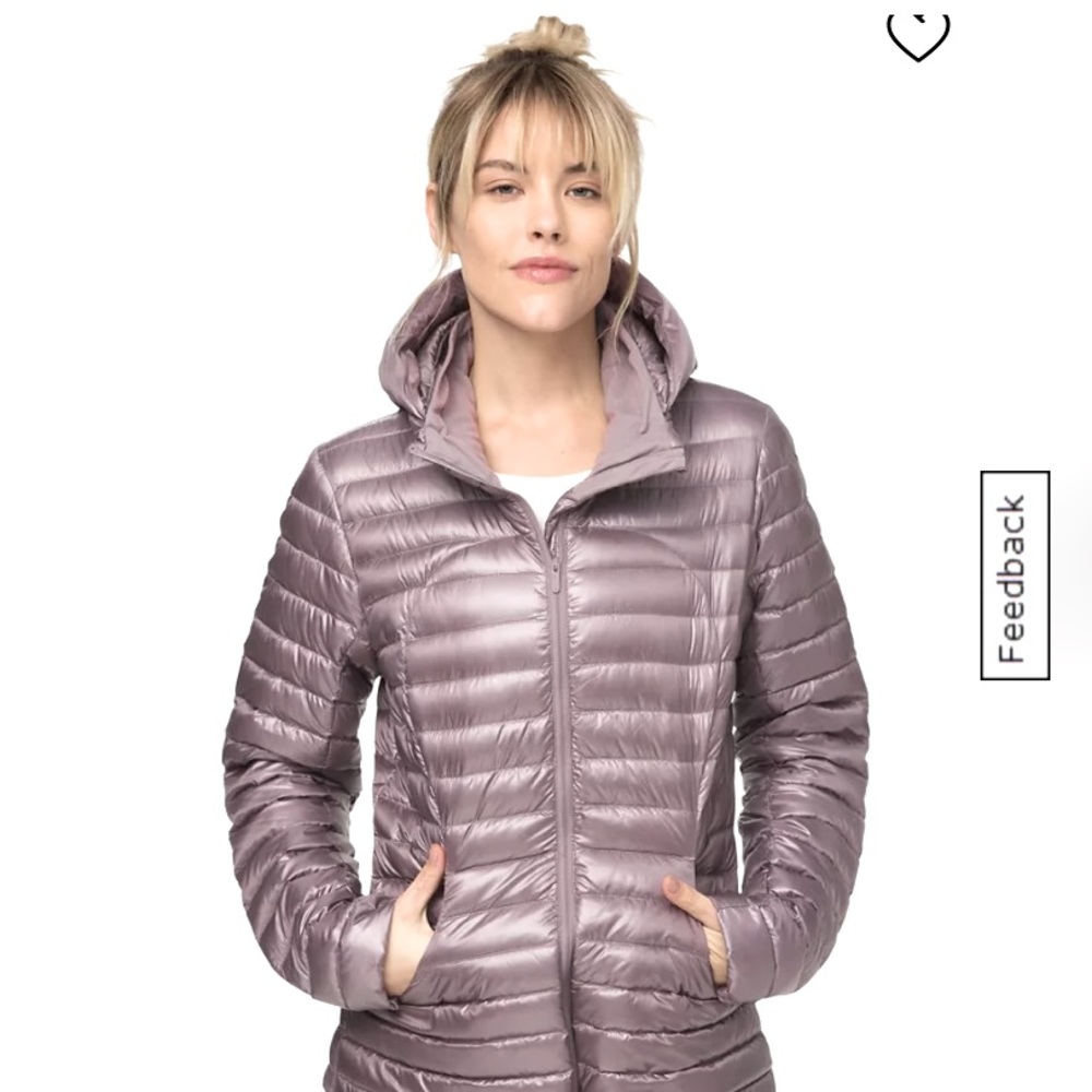 lululemon Pack It Down Jacket *Shine in dusty lavendar sz XS